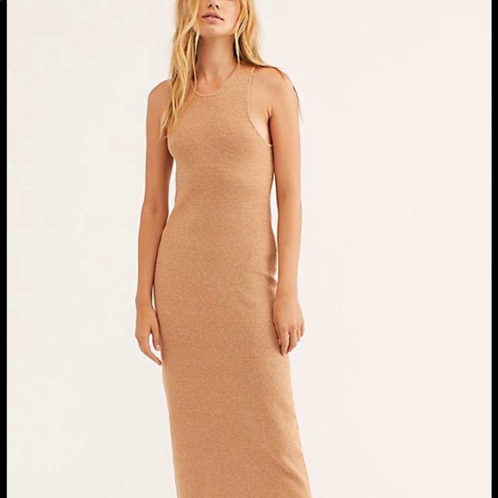 Free People Coronado knit sweater maxi dress